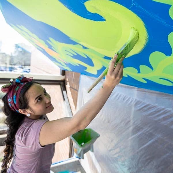 Aimee Bruce Painting Great Neck Rec Center